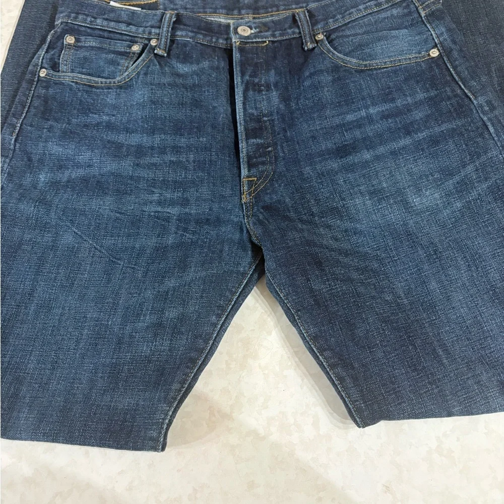 Levi's 501 Men's Blue Jeans button fly size 36 x 34